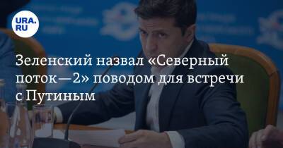 Владимир Зеленский - Владимир Путин - Зеленский назвал «Северный поток—2» поводом для встречи с Путиным - ura.news - Россия - Украина - Минск - Брюссель