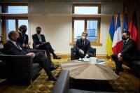 Олафом Шольцем - Зеленский попросил Макрона и Шольца сообщить Путину, что он хочет встретиться - vlasti.net - Украина - Германия - Франция - Брюссель