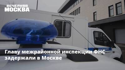 Главу межрайонной инспекции ФНС задержали в Москве - vm.ru - Москва - Москва