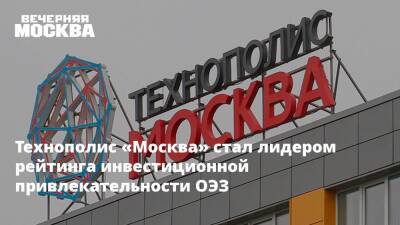 Владимир Ефимов - Технополис «Москва» стал лидером рейтинга инвестиционной привлекательности ОЭЗ - vm.ru - Москва - Россия