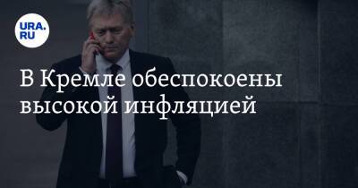 Владимир Путин - Дмитрий Песков - В Кремле обеспокоены высокой инфляцией - ura.news - Россия