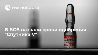 Михаил Мурашко - Ханс Клюге - Представитель ВОЗ Клюге: "Спутник V" могут одобрить в первом квартале 2022 года - ria.ru - Москва - Россия