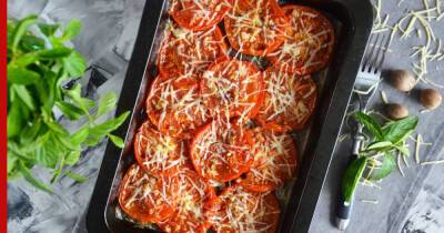 30 минут на кухне: запеченные помидоры под сыром в духовке - profile.ru