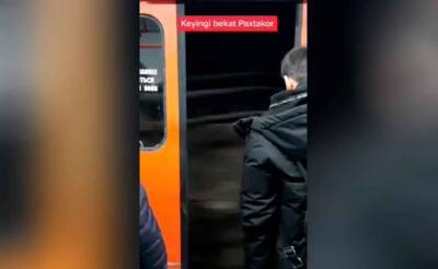 Очередной инцидент в ташкентском метро. Пассажиры ехали с открытой дверью в вагоне - podrobno.uz - Узбекистан - Ташкент