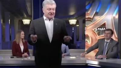 Петр Порошенко - Даниил Гетманцев - Порошенко ворвался в прямой эфир канала «Рада» и устроил скандал - iz.ru - Украина - Израиль