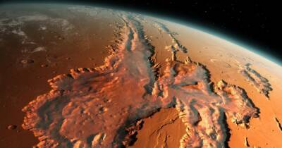 Гидраты или лед. 40% поверхности самого глубокого ущелья Марса насыщены водородом, — исследование - focus.ua - Украина - Голландия