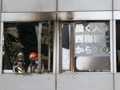 По меньшей мере 27 человек погибли в результате пожара в клинике в Японии - unn.com.ua - Украина - Киев - Япония - Осака