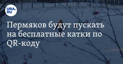 Пермяков будут пускать на бесплатные катки по QR-коду - ura.news - Пермь