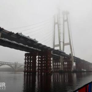 В Запорожье прошли испытания заездов на вантовый мост: как то было. Видео - reporter-ua.com - Запорожье - Запорожье