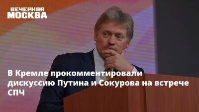 Владимир Путин - Дмитрий Песков - Александр Сокуров - В Кремле прокомментировали дискуссию Путина и Сокурова на встрече СПЧ - vm.ru - Россия