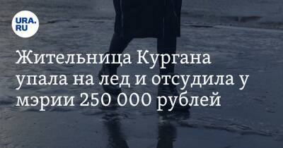 Жительница Кургана упала на лед и отсудила у мэрии 250 000 рублей - ura.news - Курган