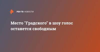 Константин Эрнст - Лариса Долина - Александр Градский - Место "Градского" в шоу голос останется свободным - ren.tv - Россия
