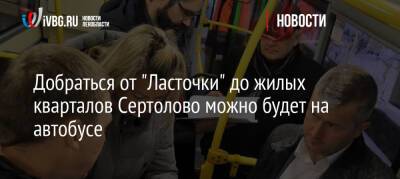 Михаил Присяжнюк - Добраться от «Ласточки» до жилых кварталов Сертолово можно будет на автобусе - ivbg.ru - Украина