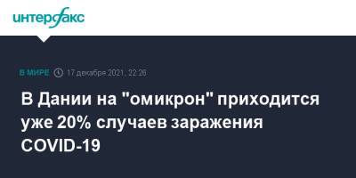 Метте Фредериксен - В Дании на "омикрон" приходится уже 20% случаев заражения COVID-19 - interfax.ru - Москва - Дания