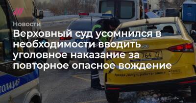 Ильдар Дадин - Верховный суд усомнился в необходимости вводить уголовное наказание за повторное опасное вождение - tvrain.ru