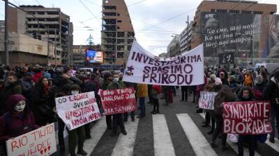 Александр Вучич - Протест экоактивистов в Белграде - ru.euronews.com - Россия - Белоруссия - Польша - Испания - Сербия - Белград
