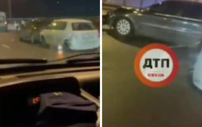 Автомобили разбросало по дороге: в Киеве произошло ДТП - korrespondent.net - Украина - Киев - Кривой Рог