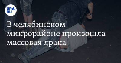 В челябинском микрорайоне произошла массовая драка. Видео - ura.news - Челябинск