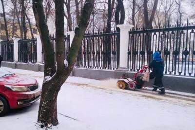 В Воронеже комбинаты благоустройства с самого утра занимаются расчисткой дорог - vrn.mk.ru - Воронеж