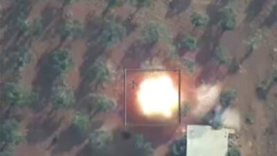 Александр Рогаткин - Минобороны показало видео ликвидации сирийских боевиков дронами-камикадзе - iz.ru - Россия - Израиль