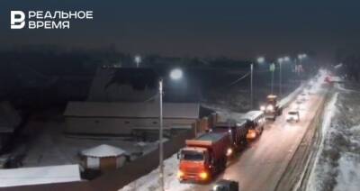 В казанских Салмачах ведутся работы на проблемном участке дороги с большим количеством ДТП - realnoevremya.ru - респ. Татарстан - Салмачи - Татарстан
