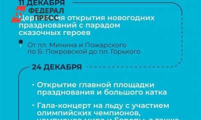 Илья Авербух - Опубликована программа новогодних праздников в Нижнем Новгороде - fedpress.ru - Нижний Новгород