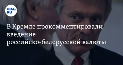 Дмитрий Песков - Александр Лукашенко - В Кремле прокомментировали введение российско-белорусской валюты - ura.news - Россия - Белоруссия