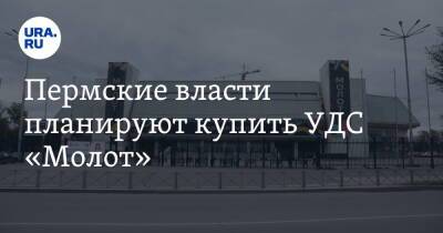 Пермские власти планируют купить УДС «Молот» - ura.news - Пермский край