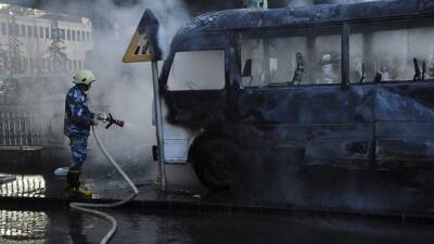 В Сирии во время нападения на автобус погибли 10 нефтяников - unn.com.ua - Сирия - Украина - Киев - Сана