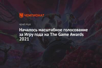 Голосование за Игру года на The Game Awards 2021 - championat.com
