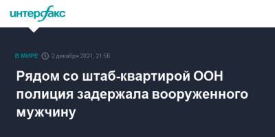 Рядом со штаб-квартирой ООН полиция задержала вооруженного мужчину - interfax.ru - Москва - США - Нью-Йорк - Нью-Йорк