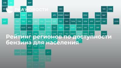 Рейтинг регионов по доступности бензина для населения - smartmoney.one - Москва - Россия - Челябинская обл. - Чукотка - окр. Янао - Ивановская обл. - Москва