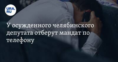 У осужденного челябинского депутата отберут мандат по телефону - ura.news - Челябинск