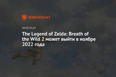 Zelda - The Legend of Zelda: Breath of the Wild 2 может выйти в ноябре 2022 года - championat.com