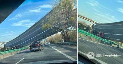 В Китае обрушился пролет автострады – много погибших и пострадавших – фото и видео - obozrevatel.com - Китай - п. Хубэй