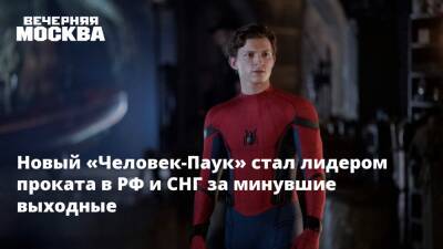 Питер Паркер - Новый «Человек-Паук» стал лидером проката в РФ и СНГ за минувшие выходные - vm.ru - Россия