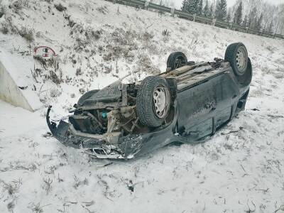 В Кунгурском округе ДТП на автодороге Пермь-Екатеринбург с участием несовершеннолетнего пассажира - iskra-kungur.ru - Екатеринбург - Пермь
