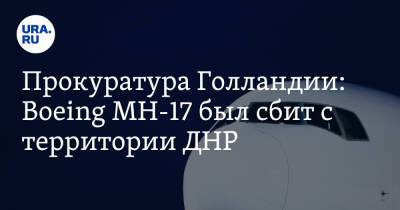 Прокуратура Голландии: Boeing MH-17 был сбит с территории ДНР - ura.news - Украина - ДНР - Голландия - Куала-Лумпур - Амстердам