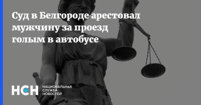 Суд в Белгороде арестовал мужчину за проезд голым в автобусе - nsn.fm - Белгород - Белгород