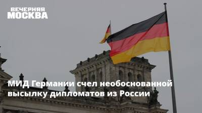 МИД Германии счел необоснованной высылку дипломатов из России - vm.ru - Россия - Германия - Берлин
