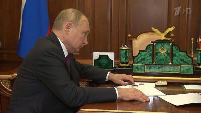 Владимир Путин - Работу в сфере ОПК и военной ипотеки Владимир Путин обсудил с главой «Промсвязьбанка» - 1tv.ru