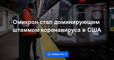 Энтони Фаучи - Омикрон стал доминирующим штаммом коронавируса в США - news.mail.ru - США