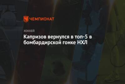 Александр Овечкин - Леон Драйзайтля - Кирилл Капризов - Капризов вернулся в топ-5 в бомбардирской гонке НХЛ - championat.com - США - шт. Миннесота - Даллас
