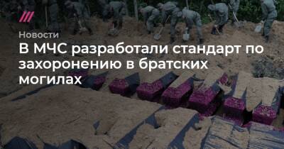 В МЧС разработали стандарт по захоронению в братских могилах - tvrain.ru