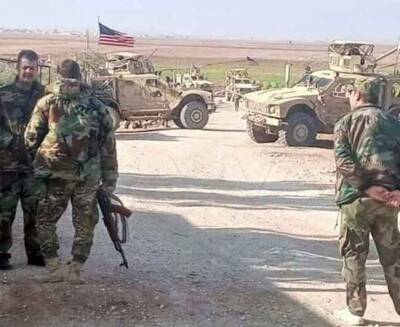 Американские военные психуют из-за агрессивного поведения сирийцев при блокировании колонн США (видео, фото) - free-news.su - США - Сирия