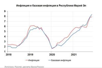 В ноябре годовая инфляция в Марий Эл составила 7,87% - mk.ru - Россия - респ. Марий Эл