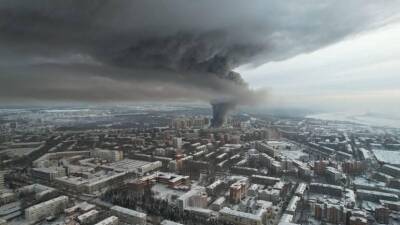 В Томске в горящей «Ленте» рухнула крыша - sib.fm - Томск