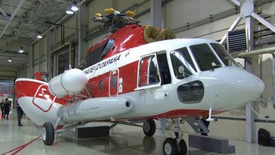 Два новых многоцелевых вертолета Ми-8 пополнили парк пожарной техники Авиалесоохраны - 1tv.ru - Красноярский край - Казань