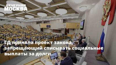 Василий Пискарев - ГД приняла проект закона, запрещающий списывать социальные выплаты за долги - vm.ru - Россия