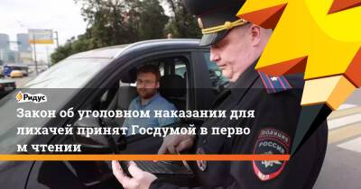 Владимир Васильев - Закон обуголовном наказании для лихачей принят Госдумой впервом чтении - ridus.ru - Россия